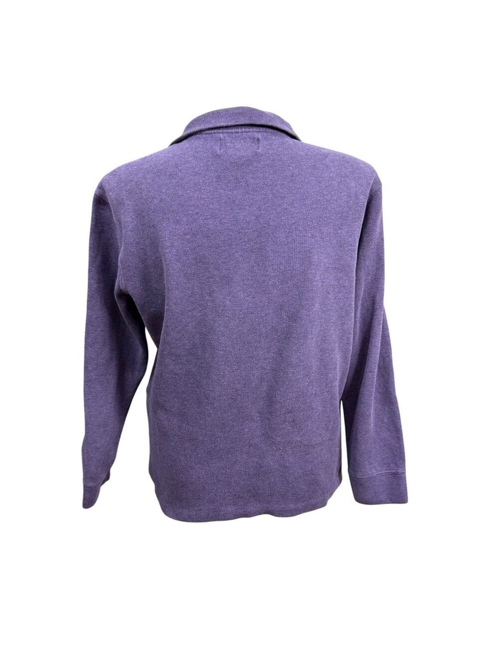 Polo Ralph Lauren Women’s Purple Quarter Zip Sweater Size Large - Picture 6 of 8